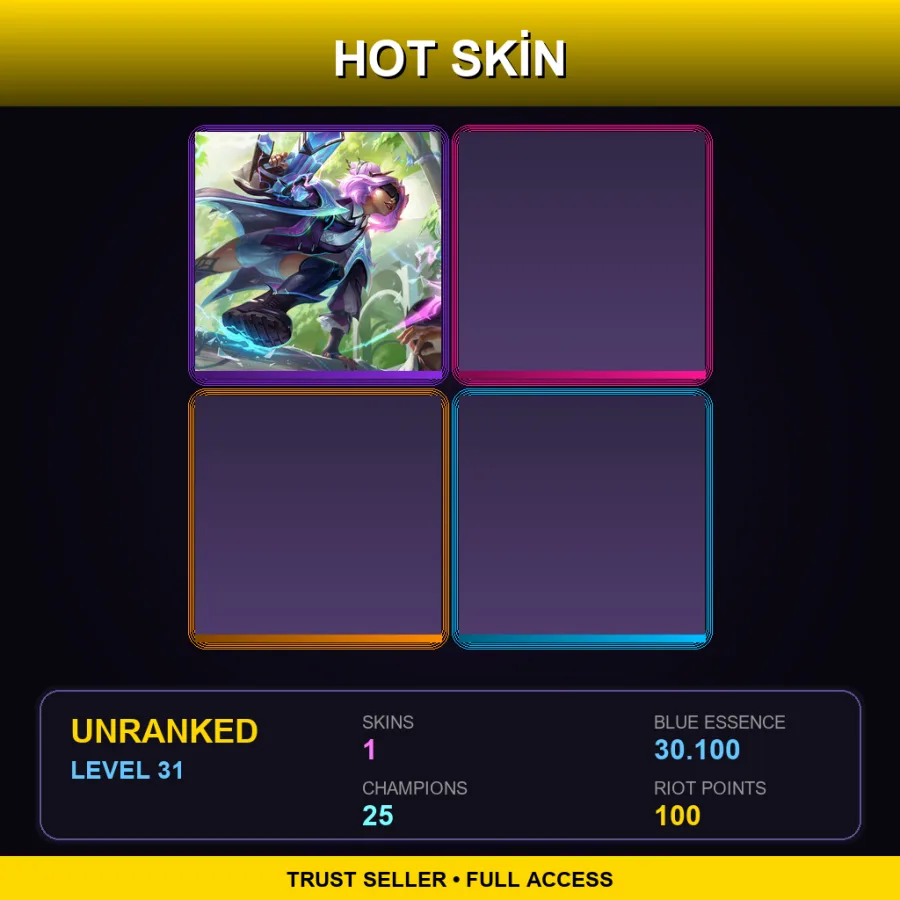EUNE | Lv31 | Unranked | 1 Skin | 25 Champ