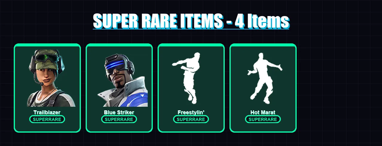 [PC/PSN] | Trailblazer | Blue Striker | Blackheart | Hybrid | Sidewinder | 8 skin | 12 pickaxe | 12 emote | 12 glider | Lv136