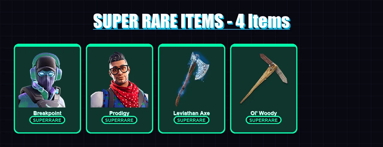 [PC/XBOX/PSN] | Breakpoint | Prodigy | Predator | Alli | Joey | 61 skin | 76 pickaxe | 63 emote | 53 glider | Lv957
