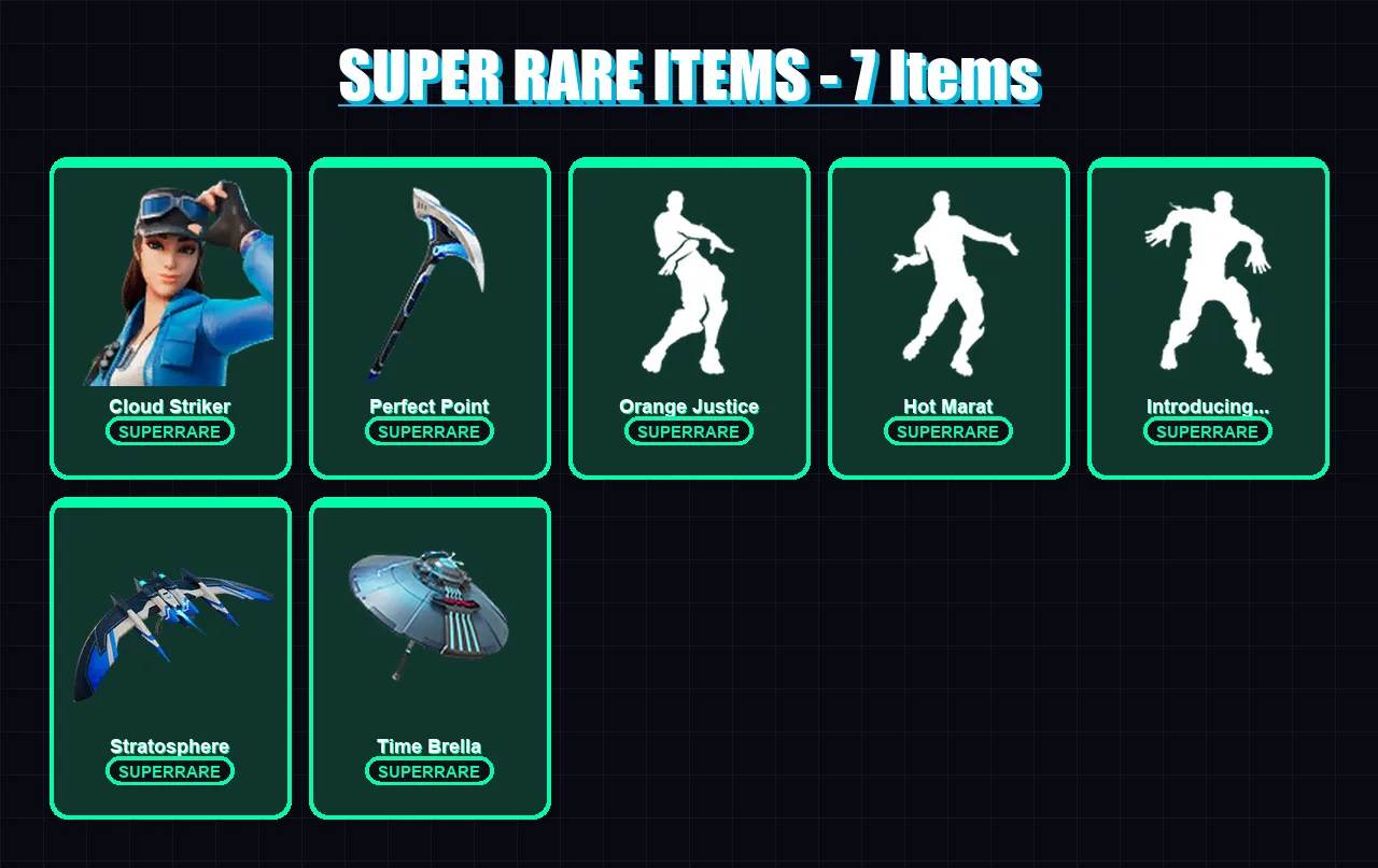 [PC/XBOX] | Cloud Striker | Hybrid | Ragnarok | Luxe | Zeus | 35 skin | 84 pickaxe | 76 emote | 77 glider | Lv1535