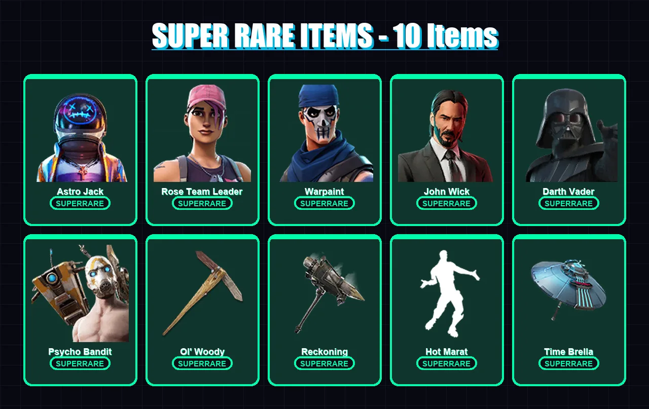 [PC/XBOX/PSN] | Astro Jack | Rose Team Leader | Warpaint | John Wick | Darth Vader | 228 skin | 187 pickaxe | 215 emote | 149 glider | Lv1820 — Fortnite account