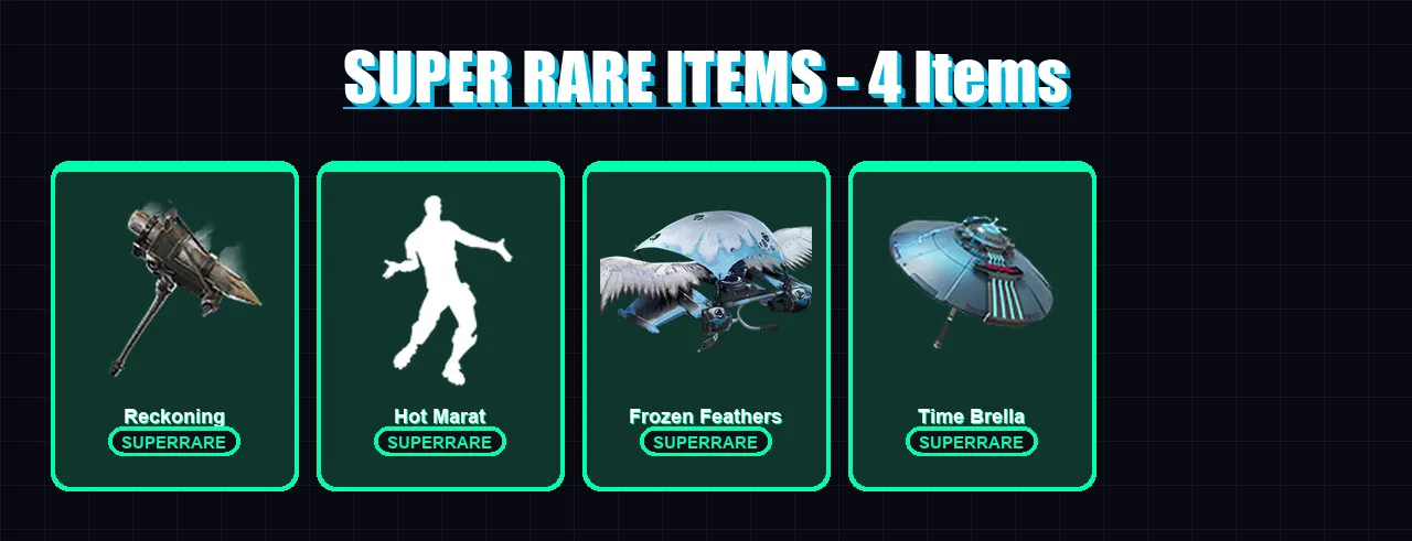 [PC] | Hybrid | Zenith | Frostbite | Lynx | The Ice King | 45 skin | 50 pickaxe | 59 emote | 55 glider | Lv601