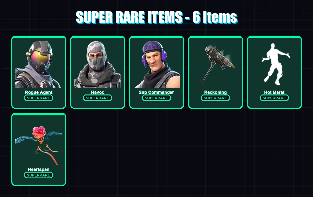 [PC/XBOX/PSN] | Rogue Agent | Havoc | Sub Commander | Dire | The Prisoner | 33 skin | 16 pickaxe | 25 emote | 21 glider | Lv228