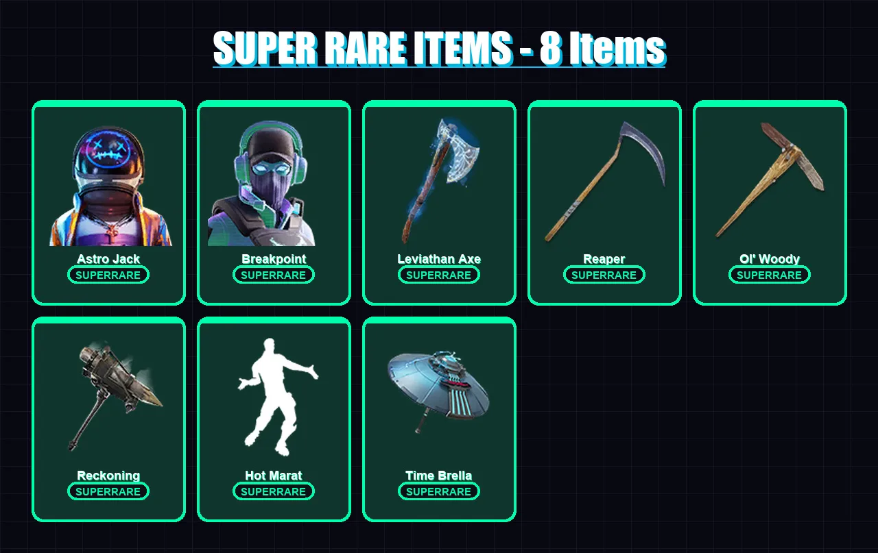 [PC/XBOX/PSN] | Astro Jack | Breakpoint | Galaxy Scout | Fade | Peter Griffin | 259 skin | 217 pickaxe | 216 emote | 165 glider | Lv2463