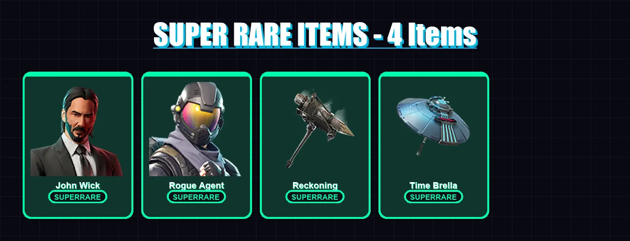 [PC/XBOX/PSN] | John Wick | Rogue Agent | Deadpool | Red Knight | Drift | 60 skin | 70 pickaxe | 71 emote | 77 glider | Lv1216 — Fortnite account