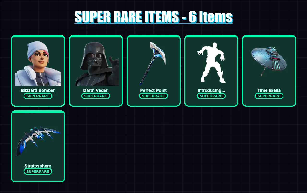 [PC/XBOX/PSN] | Lara Croft | Midas | Jules | Blizzard Bomber | Darth Vader | 105 skin | 139 pickaxe | 96 emote | 134 glider | Lv2006