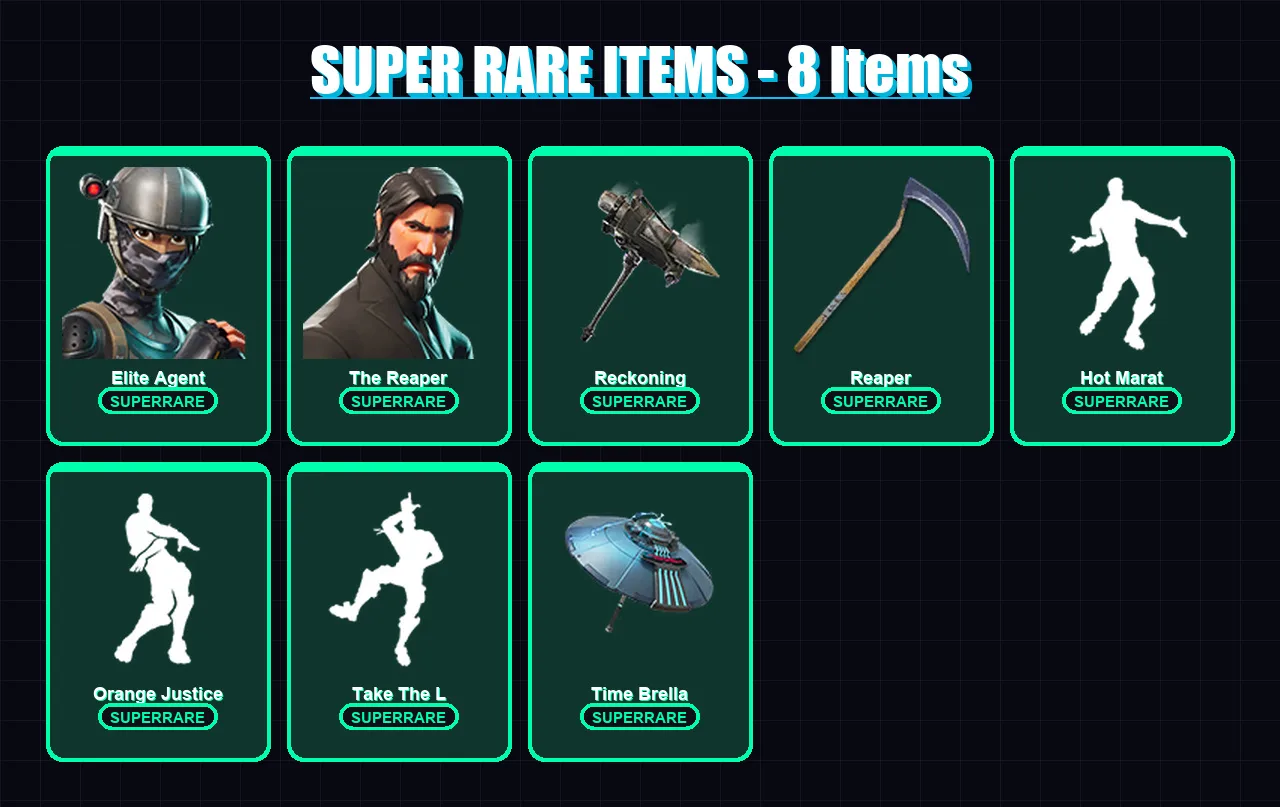 [PC/XBOX/PSN] | Elite Agent | The Reaper | Carbide | Dark Voyager | Ragnarok | 35 skin | 27 pickaxe | 33 emote | 31 glider | Lv513