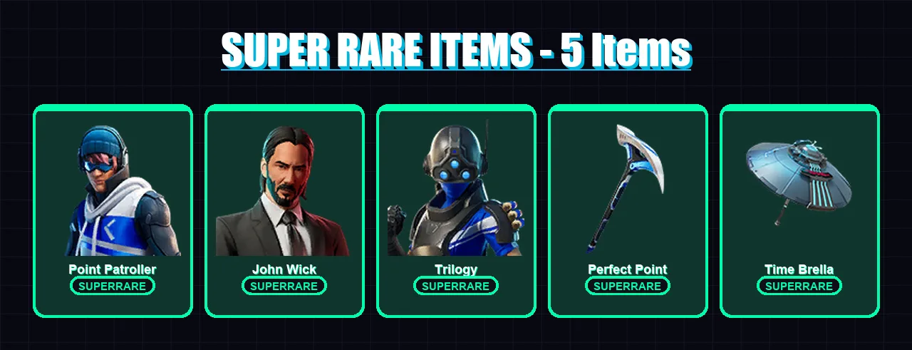 [PC/XBOX/PSN] | Point Patroller | John Wick | Trilogy | Valeria | Inferno | 29 skin | 52 pickaxe | 32 emote | 39 glider | Lv795
