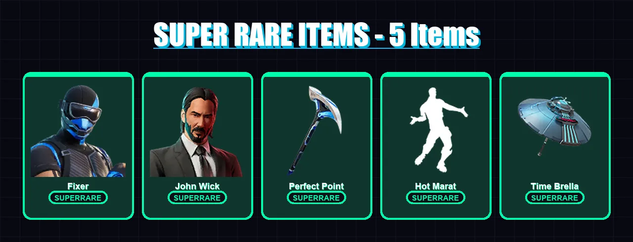 [PS4/PS5/XBOX/PC] | Fixer | John Wick | Drift | Driftwalker | Spectra Knight | 160 skin | 191 pickaxe | 169 emote | 158 glider | Lv2320