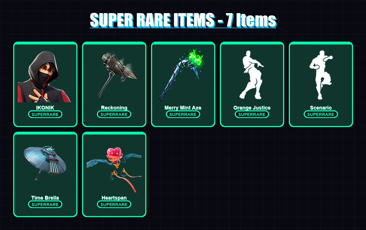 [PS4/PS5/PC] | IKONIK | Fusion | The Visitor | The Ice King | Ragnarok | 94 skin | 130 pickaxe | 107 emote | 125 glider | Lv2420 — Fortnite account