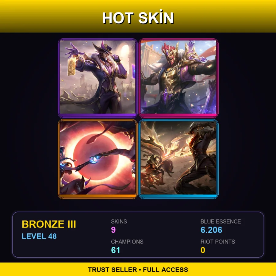 SG | Lv48 | Bronze III | 9 Skin | 61 Champ