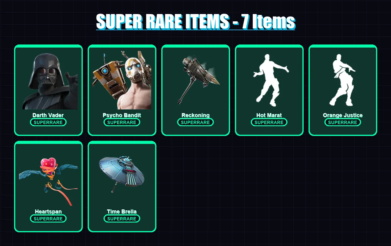 [PC/XBOX] | Darth Vader | Psycho Bandit | Fusion | Calamity | Lynx | 140 skin | 146 pickaxe | 120 emote | 152 glider | Lv2320