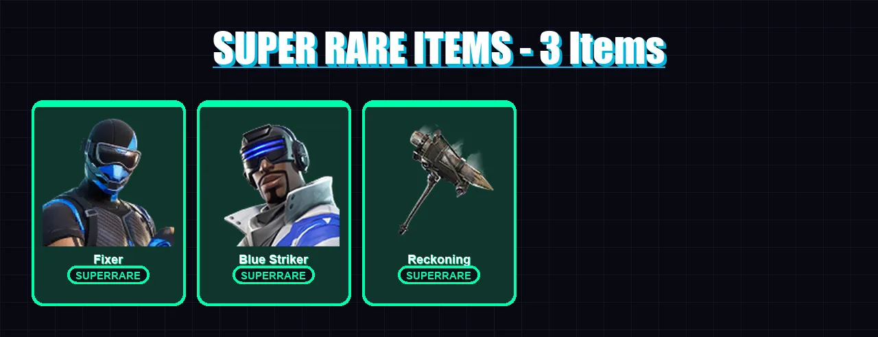 [PS4/PS5/XBOX/PC] | Fixer | Blue Striker | Drift | Ragnarok | Musha | 55 skin | 103 pickaxe | 83 emote | 59 glider | Lv1117