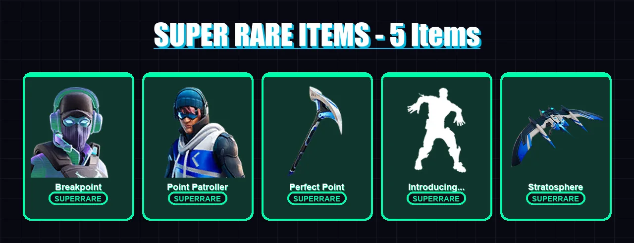 [PS4/PS5/XBOX/PC] | Breakpoint | Point Patroller | Hybrid | Vendetta | The Scientist | 91 skin | 110 pickaxe | 103 emote | 90 glider | Lv994