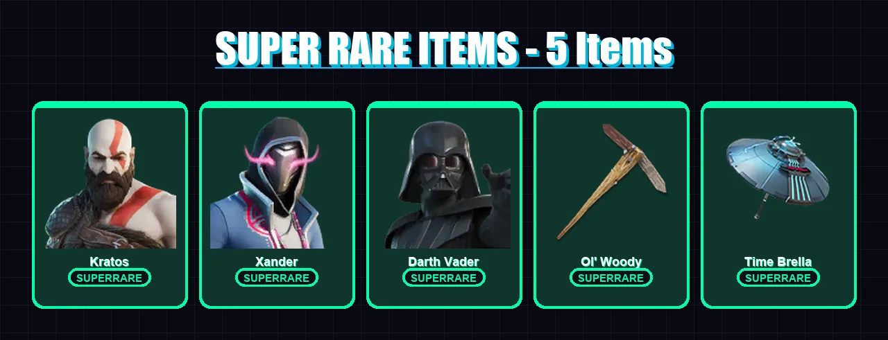 [SWITCH/XBOX/PSN/PC] | Kratos | Xander | Darth Vader | Molten Battle Hound | The Cube Queen | 248 skin | 214 pickaxe | 160 emote | 150 glider | Lv23