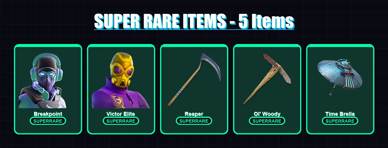 [PC/XBOX/PSN] | Breakpoint | Victor Elite | Deadpool | Ronin | Ruin | 105 skin | 118 pickaxe | 113 emote | 106 glider | Lv2066
