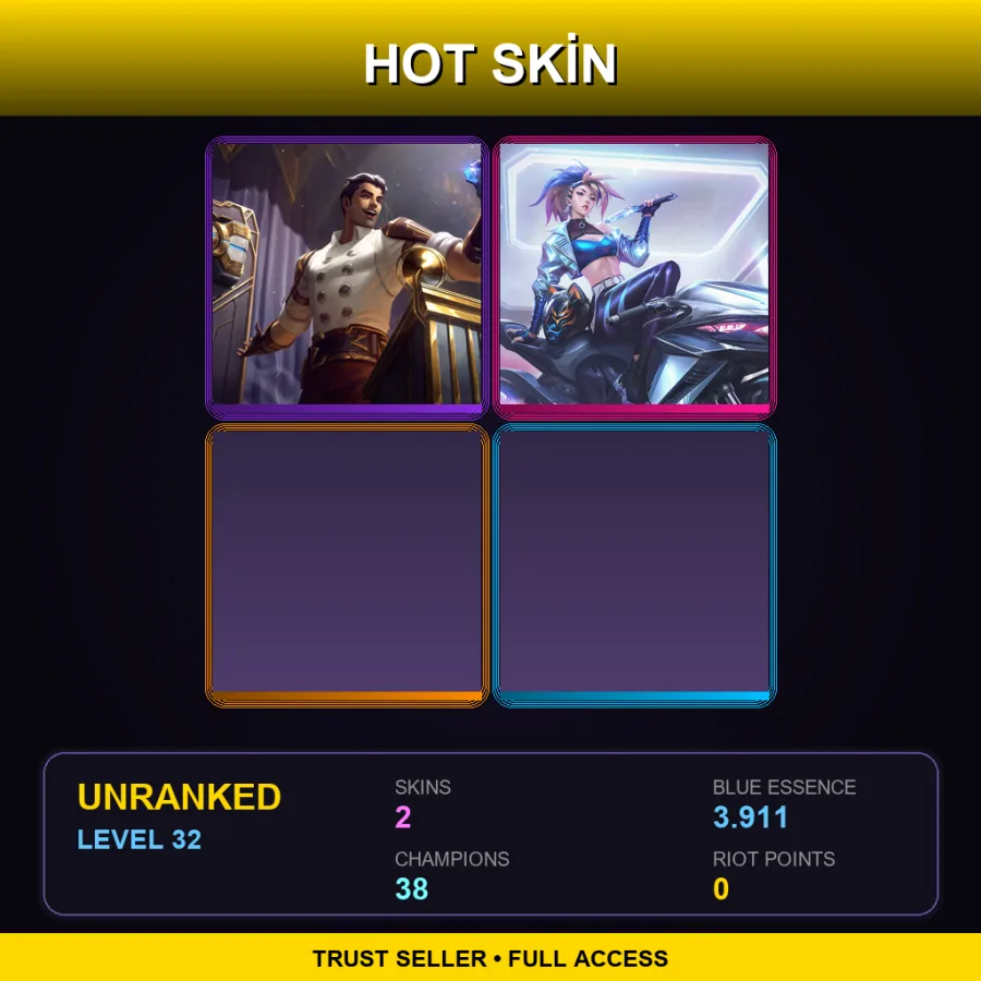 LAS | Lv32 | Unranked | 2 Skin | 38 Champ — Arcane Inventor Jayce