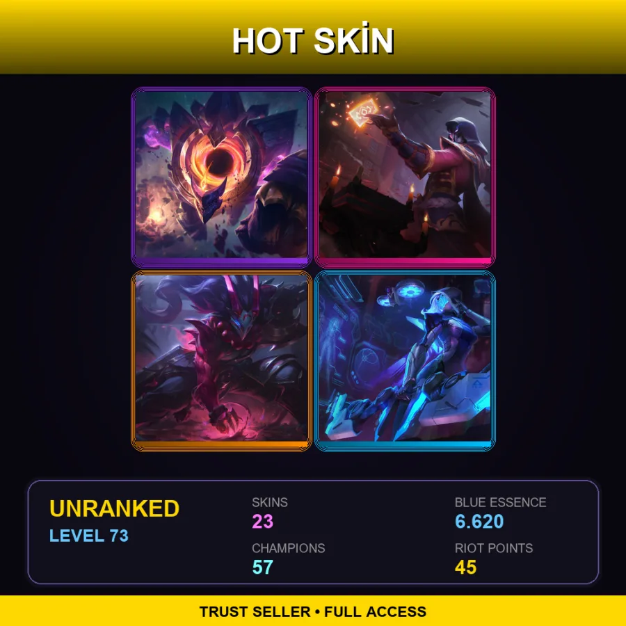 BR | Lv73 | Unranked | 23 Skin | 57 Champ