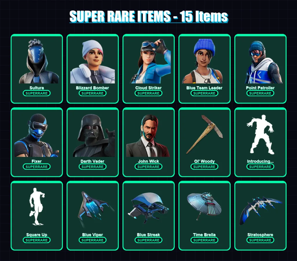 [PS4/PS5/XBOX/PC] | Sultura | Blizzard Bomber | Cloud Striker | 196 skin | Lv1493