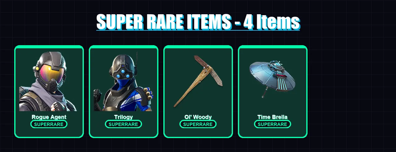 [PS4/PS5/PC] | Rogue Agent | Trilogy | Midas | Gear Specialist Maya | Raven | 74 skin | 71 pickaxe | 64 emote | 61 glider | Lv778