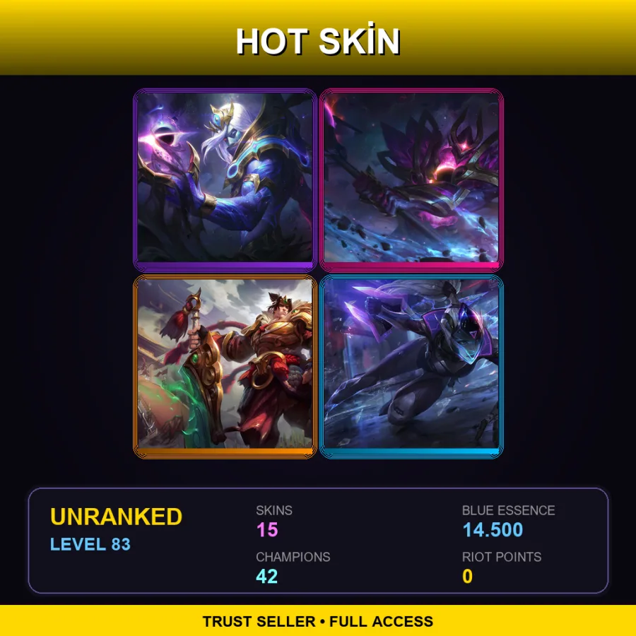 LAN | Lv83 | Unranked | 15 Skin | 42 Champ with Heimerdinger