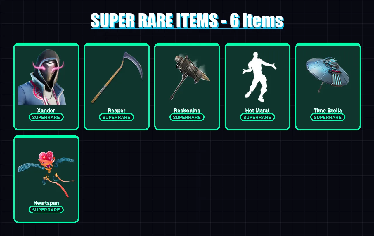 [PC/XBOX/PSN] | Xander | Midas | Frozen Raven | Blackheart | Drift | 117 skin | 130 pickaxe | 140 emote | 110 glider | Lv1879
