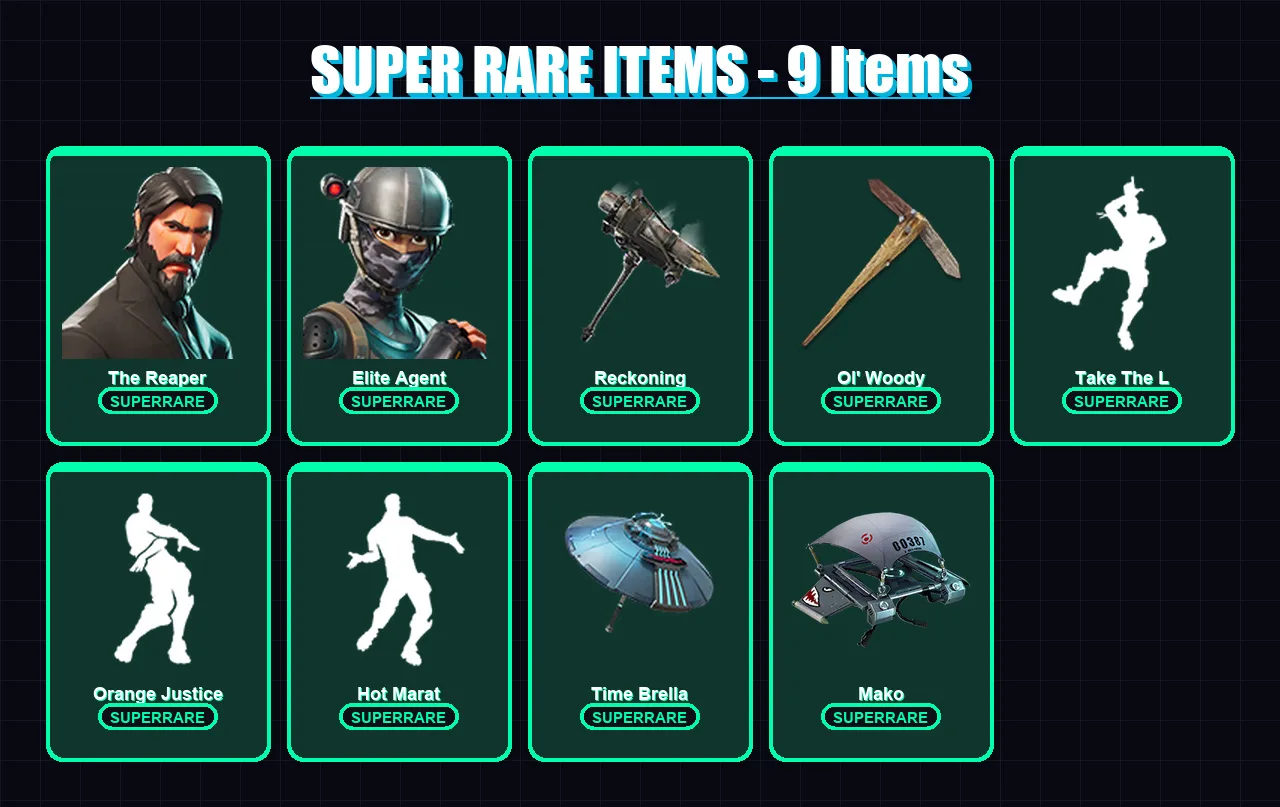 [PC/PSN] | The Reaper | Elite Agent | Dire | Ruin | Lynx | 90 skin | 83 pickaxe | 88 emote | 85 glider | Lv1329 — Fortnite account