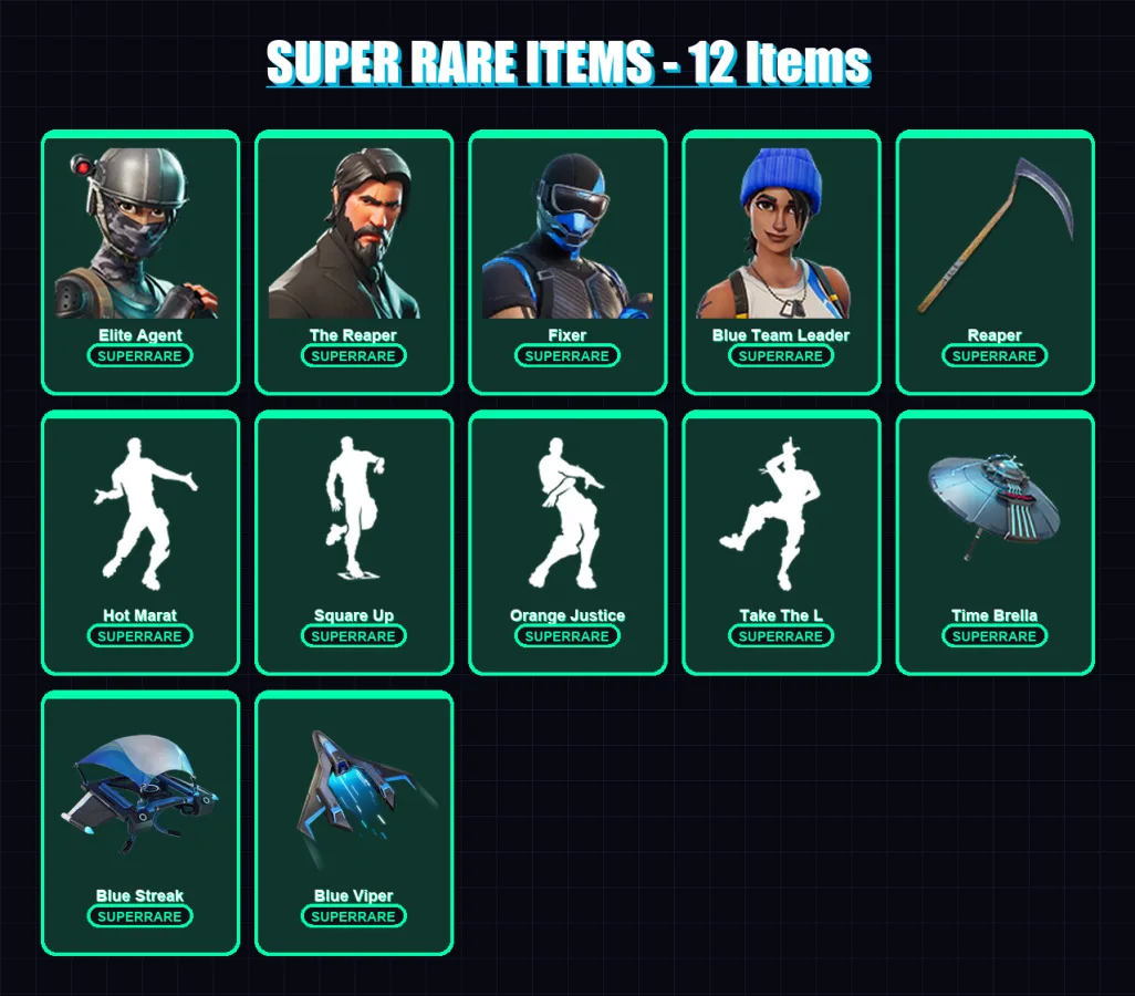 [PC/PSN] | Elite Agent | The Reaper | Fixer | Blue Team Leader | Frozen Red Knight | 77 skin | 104 pickaxe | 112 emote | 102 glider | Lv2025 — Fortnite account