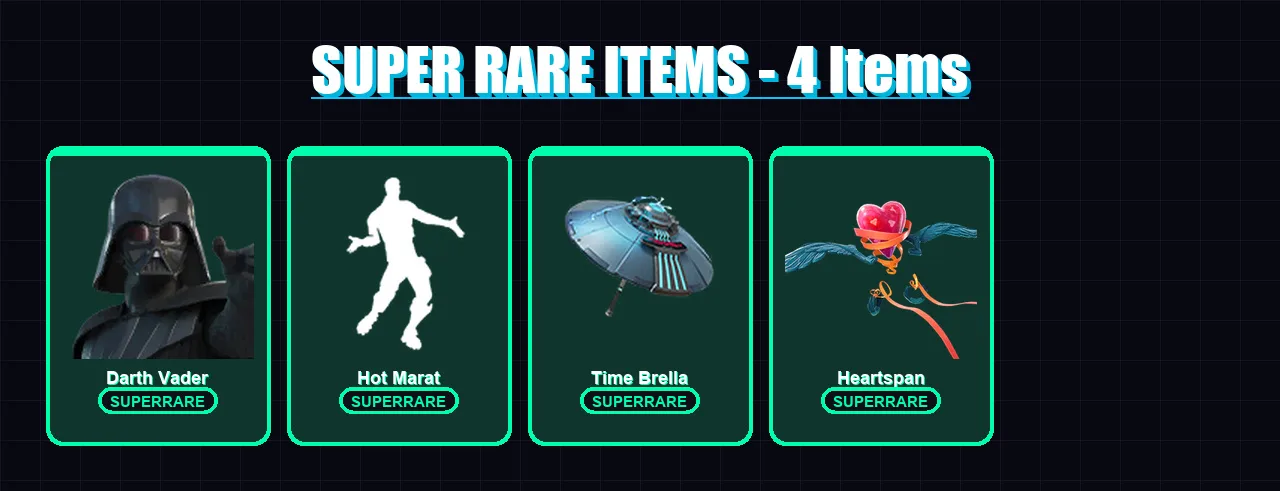 [PC] | Darth Vader | Spire Assassin | Sentinel | Blackheart | Vendetta | 232 skin | 268 pickaxe | 204 emote | 212 glider | Lv3428