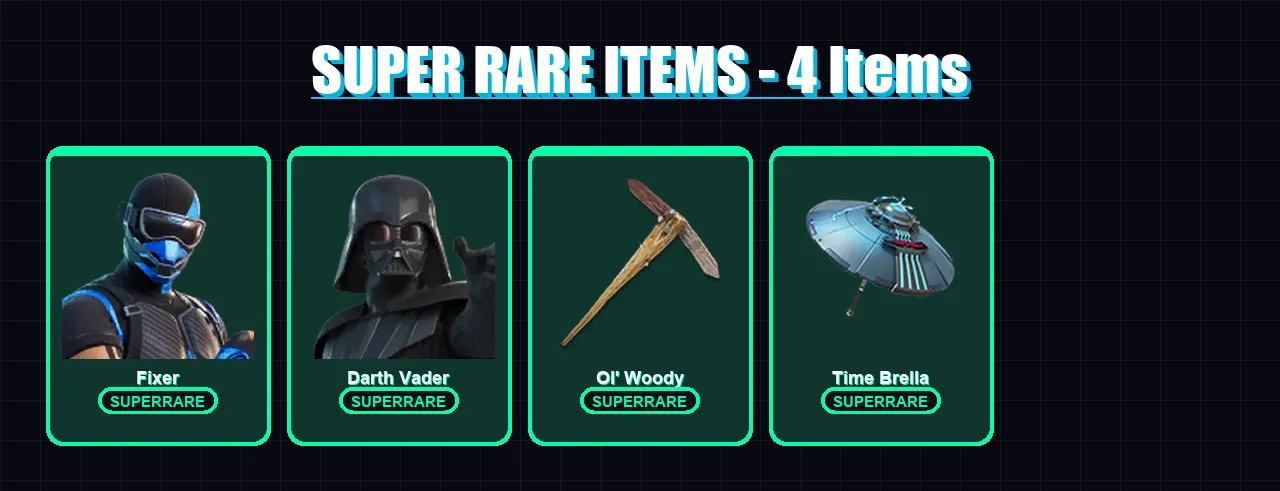 [PS4/PS5/PC] | Fixer | Darth Vader | Peter Griffin | Hades | The Cube Queen | 134 skin | 237 pickaxe | 143 emote | 171 glider | Lv5917