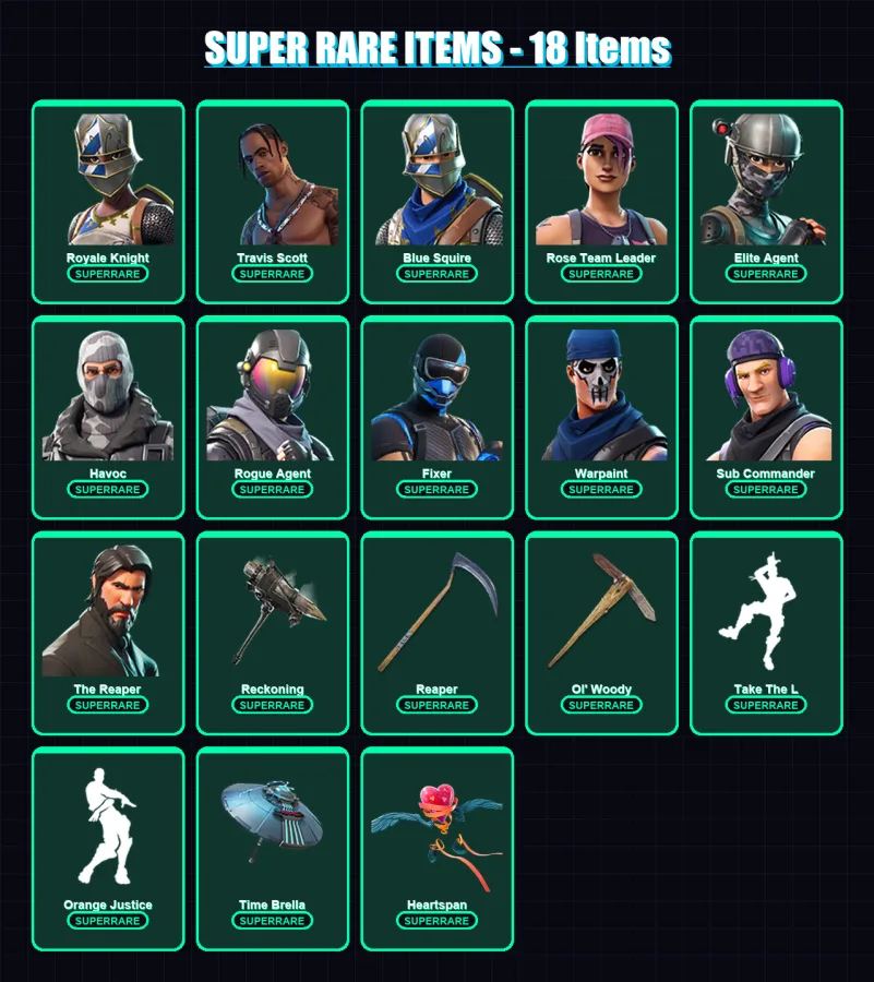 [PS4/PS5/XBOX/PC] | Royale Knight | Travis Scott | Blue Squire | 105 skin | Lv1479 — Game account
