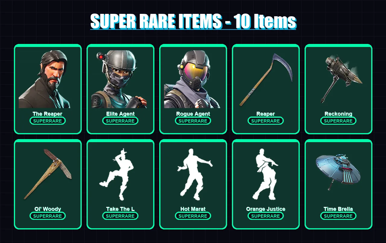 [PC/XBOX/PSN] | The Reaper | Iconic Kim Kardashian | Omega | Midas | Ghoul Trooper | 201 skin | 168 pickaxe | 156 emote | 127 glider | Lv2003
