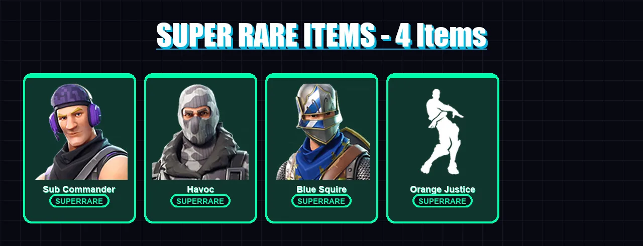 [PC/PSN] | Sub Commander | Havoc | Blue Squire | Valor | Drift | 14 skin | 10 pickaxe | 15 emote | 13 glider | Lv102 — Fortnite account