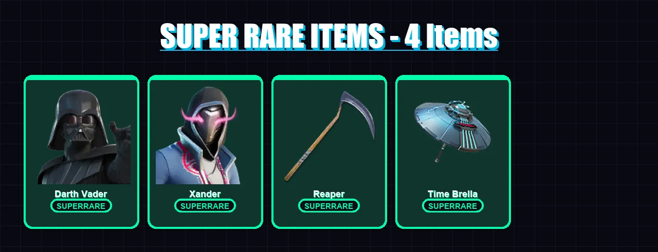[PC] | Darth Vader | Xander | Son Goku | All Might | Peter Griffin | 246 skin | 314 pickaxe | 252 emote | 231 glider | Lv4088