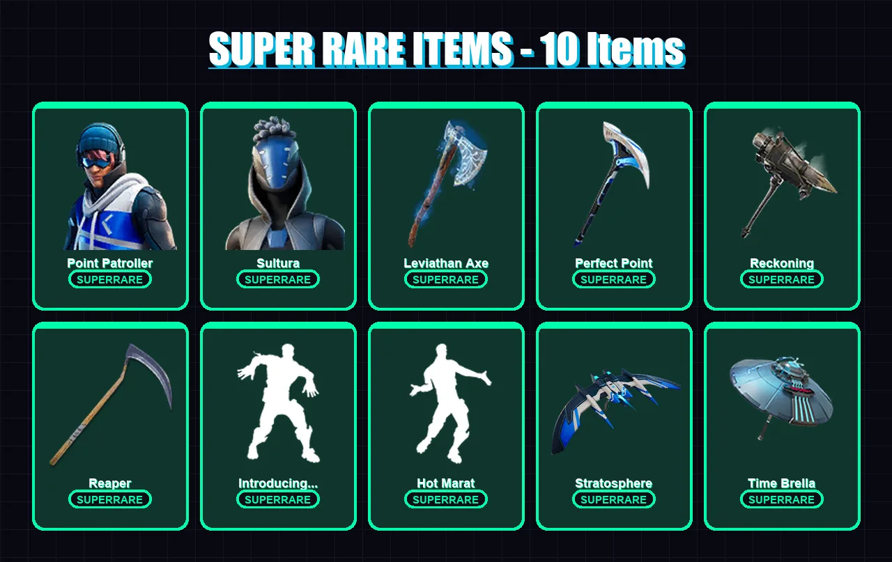 [PC/XBOX/PSN] | Point Patroller | Sultura | Joey | Mandalorian | The Scientist | 161 skin | 210 pickaxe | 168 emote | 165 glider | Lv3083