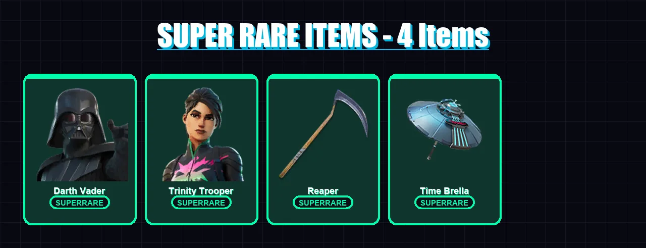 [PC/XBOX/PSN] | Darth Vader | Trinity Trooper | Driftwalker | Krampus | Nezumi | 88 skin | 89 pickaxe | 75 emote | 63 glider | Lv1171 — Fortnite account