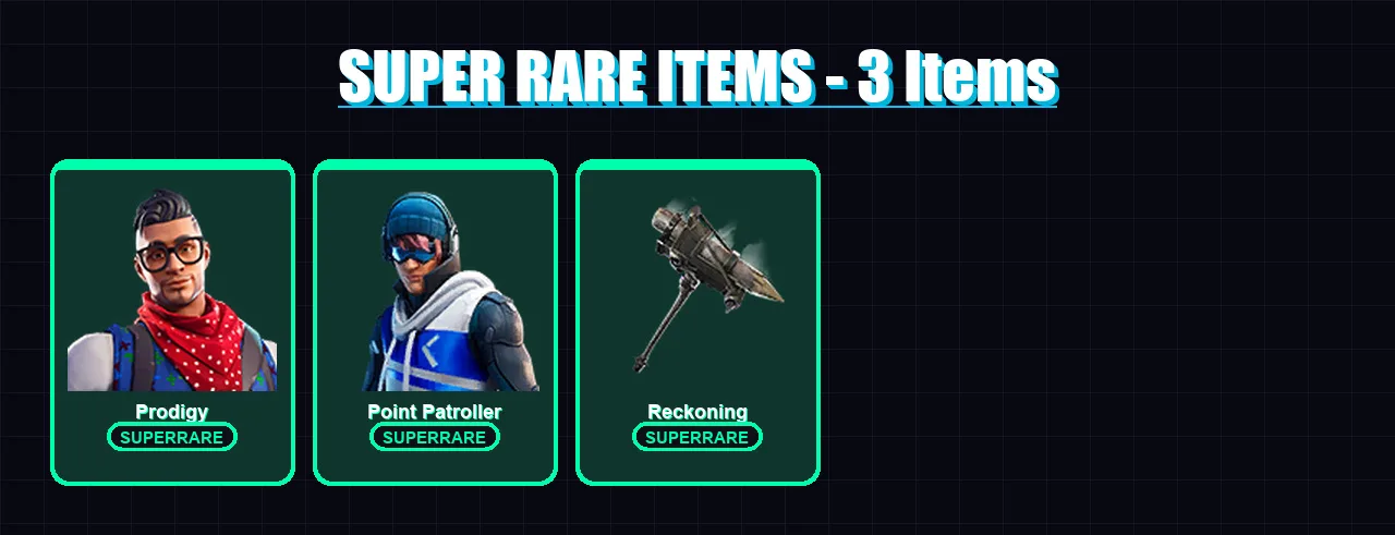 [PS4/PS5/XBOX/PC] | Prodigy | Point Patroller | The Ice King | Ragnarok | Luxe | 35 skin | 22 pickaxe | 29 emote | 25 glider | Lv267