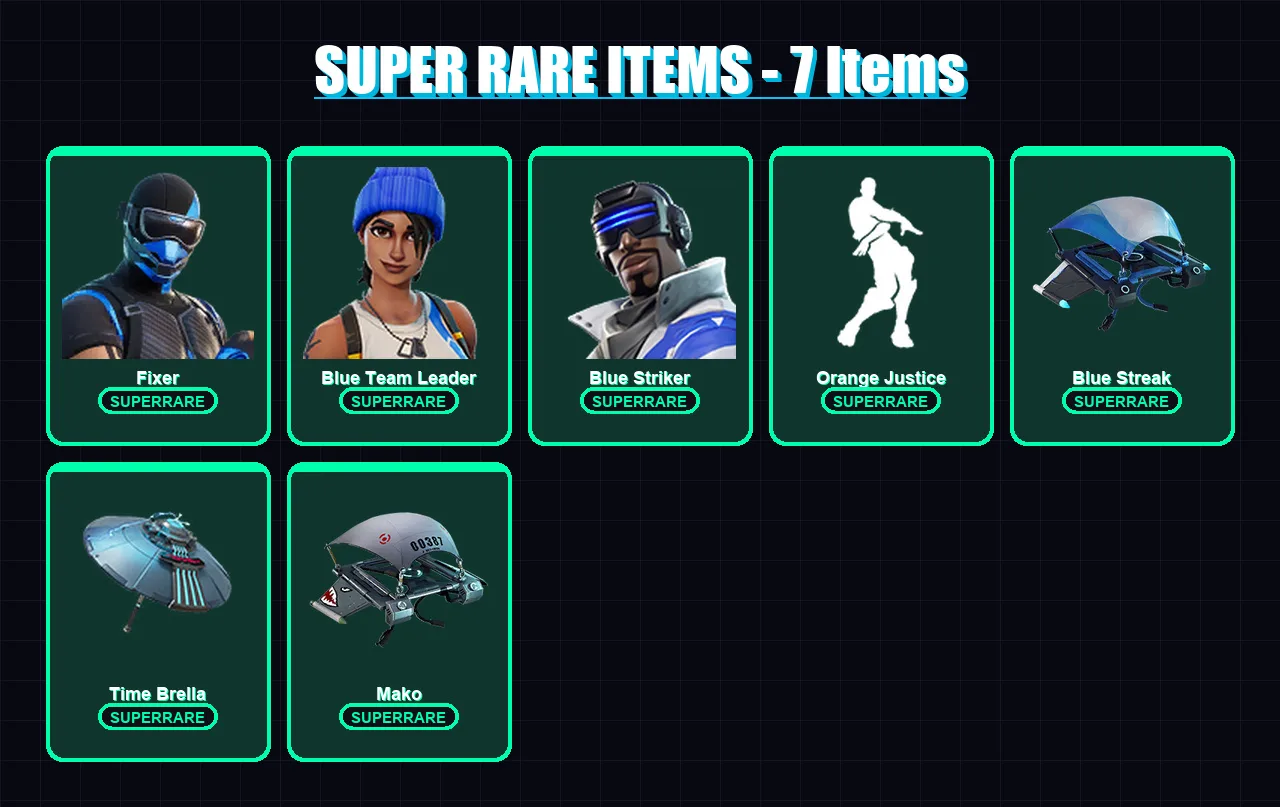 [PC/XBOX/PSN] | Fixer | Blue Team Leader | Blue Striker | Raz | Mogul Master (GER) | 21 skin | 58 pickaxe | 57 emote | 76 glider | Lv1300 — Fortnite account