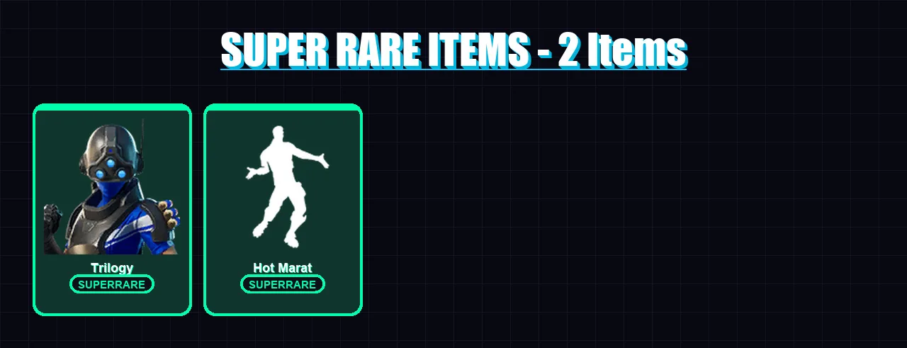 [PC] | Trilogy | Snap | Midas Rex | Hades | The Origin | 172 skin | 183 pickaxe | 110 emote | 88 glider | Lv892 — Fortnite account