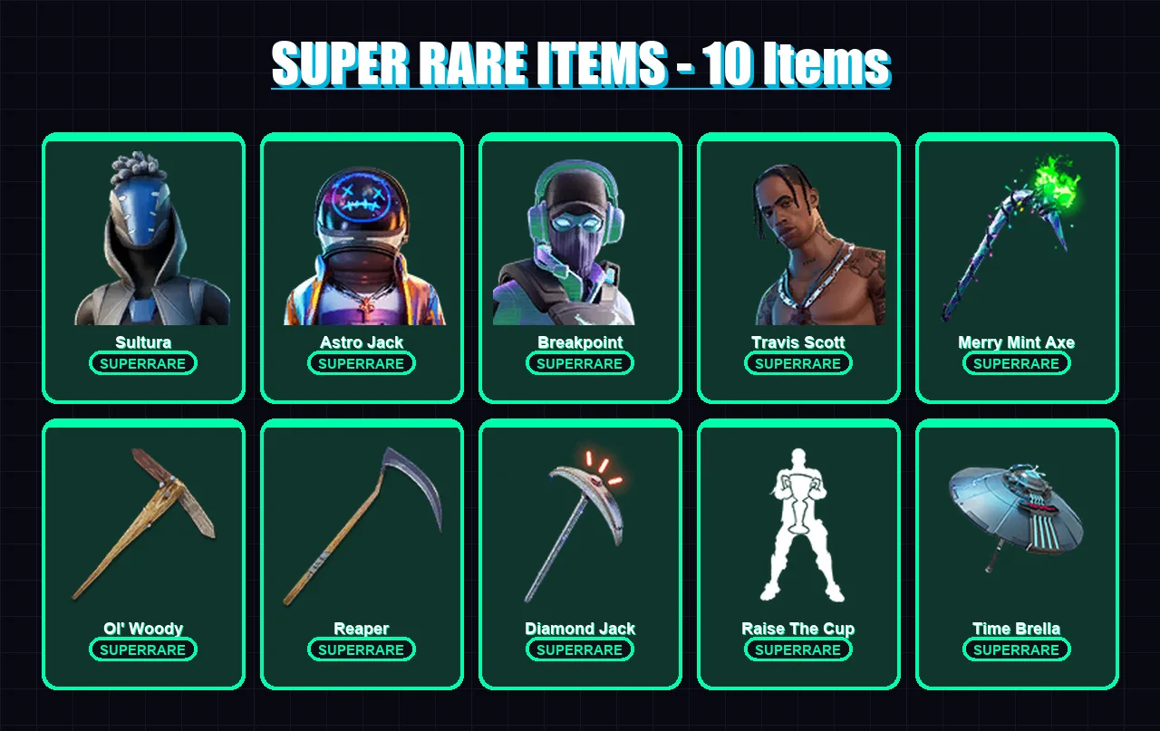 [PC/XBOX/PSN] | Sultura | Astro Jack | Breakpoint | Travis Scott | Sentinel | 157 skin | 169 pickaxe | 188 emote | 139 glider | Lv2411