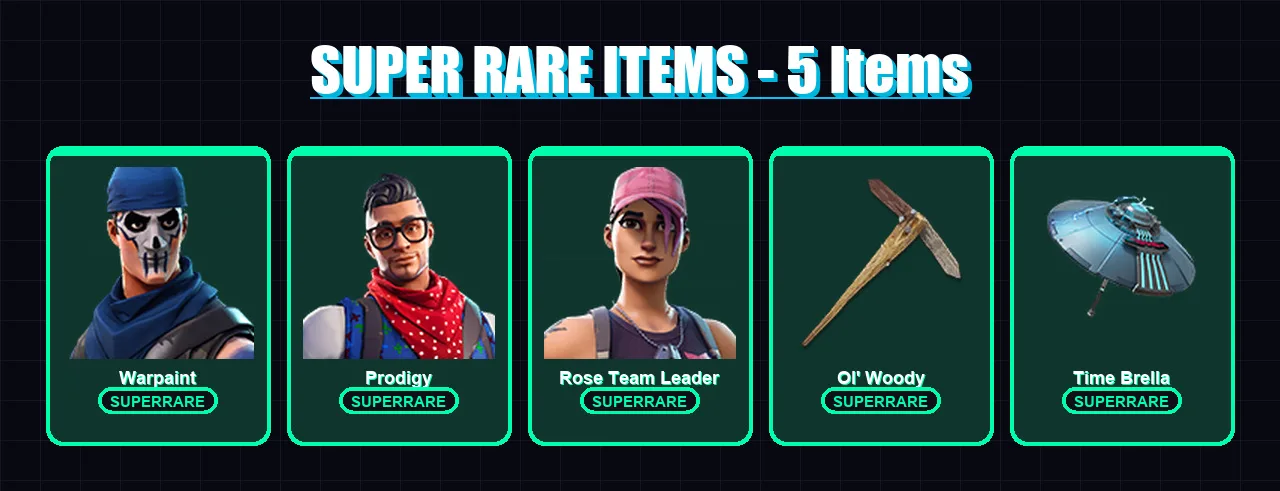 [PC] | Warpaint | Prodigy | Rose Team Leader | Era | Gear Specialist Maya | 97 skin | 140 pickaxe | 70 emote | 124 glider | Lv1527