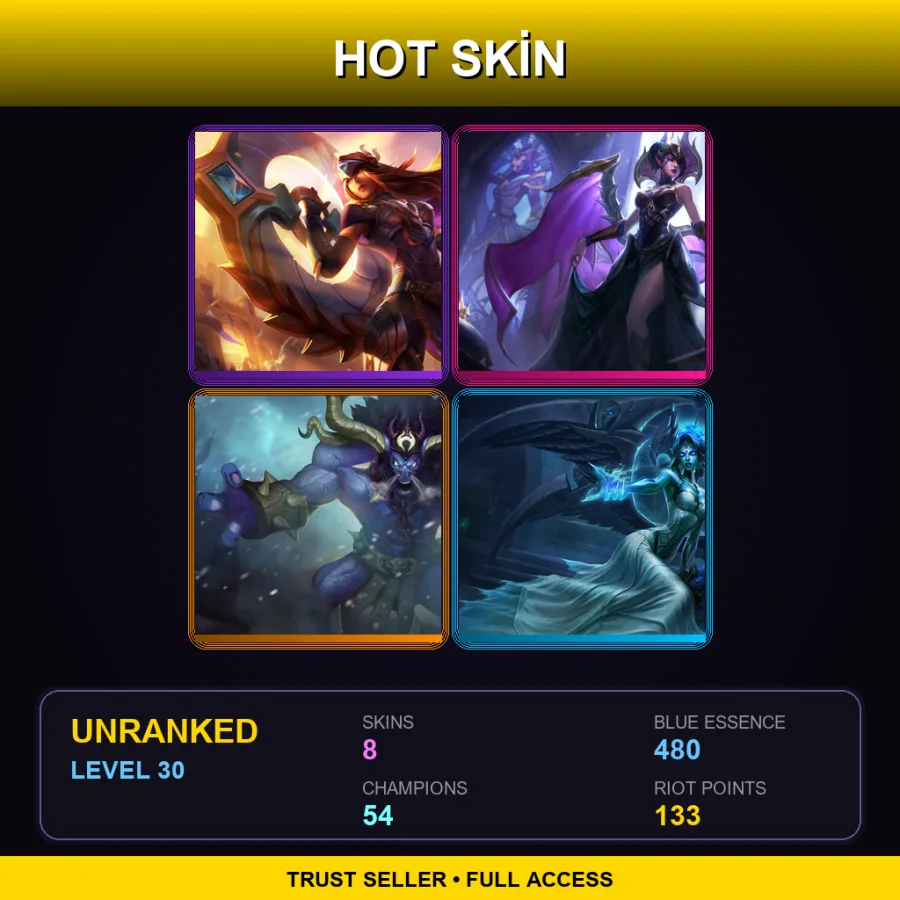 LAS | Lv30 | Unranked | 8 Skin | 54 Champ — Victorious Sivir