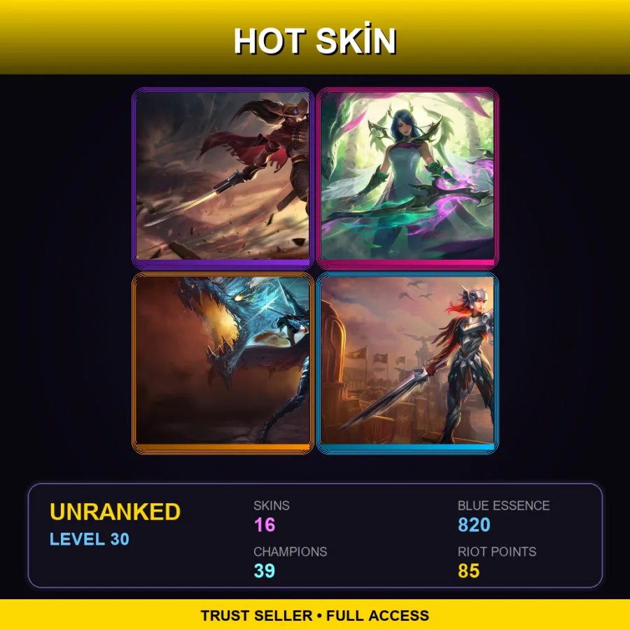 EUW | Lv30 | Unranked | 16 Skin | 39 Champ — Panda Teemo