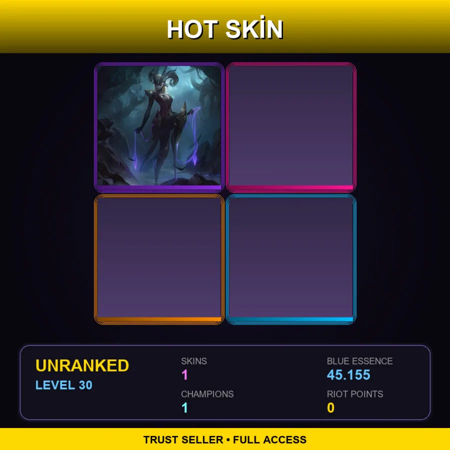 NA | Lv30 | Unranked | 1 Skin | 1 Champ