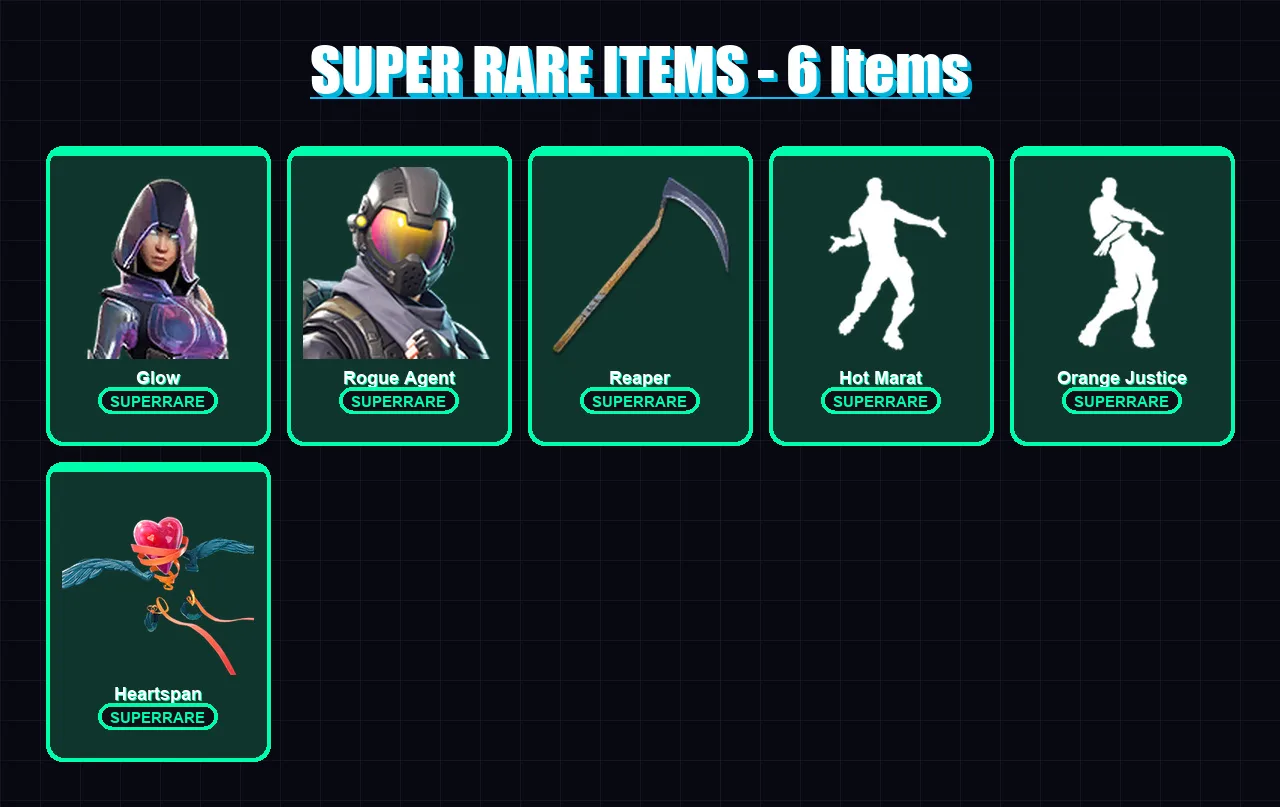 [PC/XBOX/PSN] | Glow | Rogue Agent | Frozen Love Ranger | Hybrid | Raven | 60 skin | 47 pickaxe | 73 emote | 51 glider | Lv828