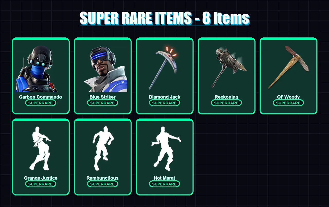 [PC/XBOX/PSN] | Carbon Commando | Blue Striker | Sentinel | Calamity | Zenith | 162 skin | 167 pickaxe | 146 emote | 131 glider | Lv1968 — Fortnite account