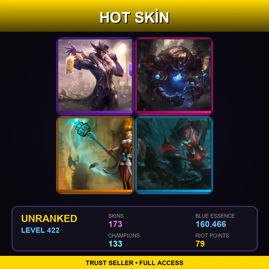 LAN | Lv422 | Unranked | 173 Skin | 133 Champ — Lumberjack Sion
