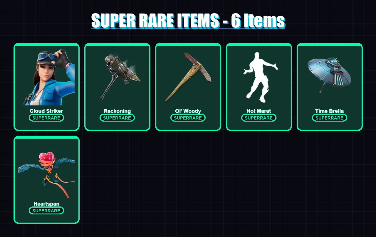 [PC] | Cloud Striker | Ronin | Molten Battle Hound | Midas | Mandalorian | 148 skin | 157 pickaxe | 118 emote | 155 glider | Lv1842