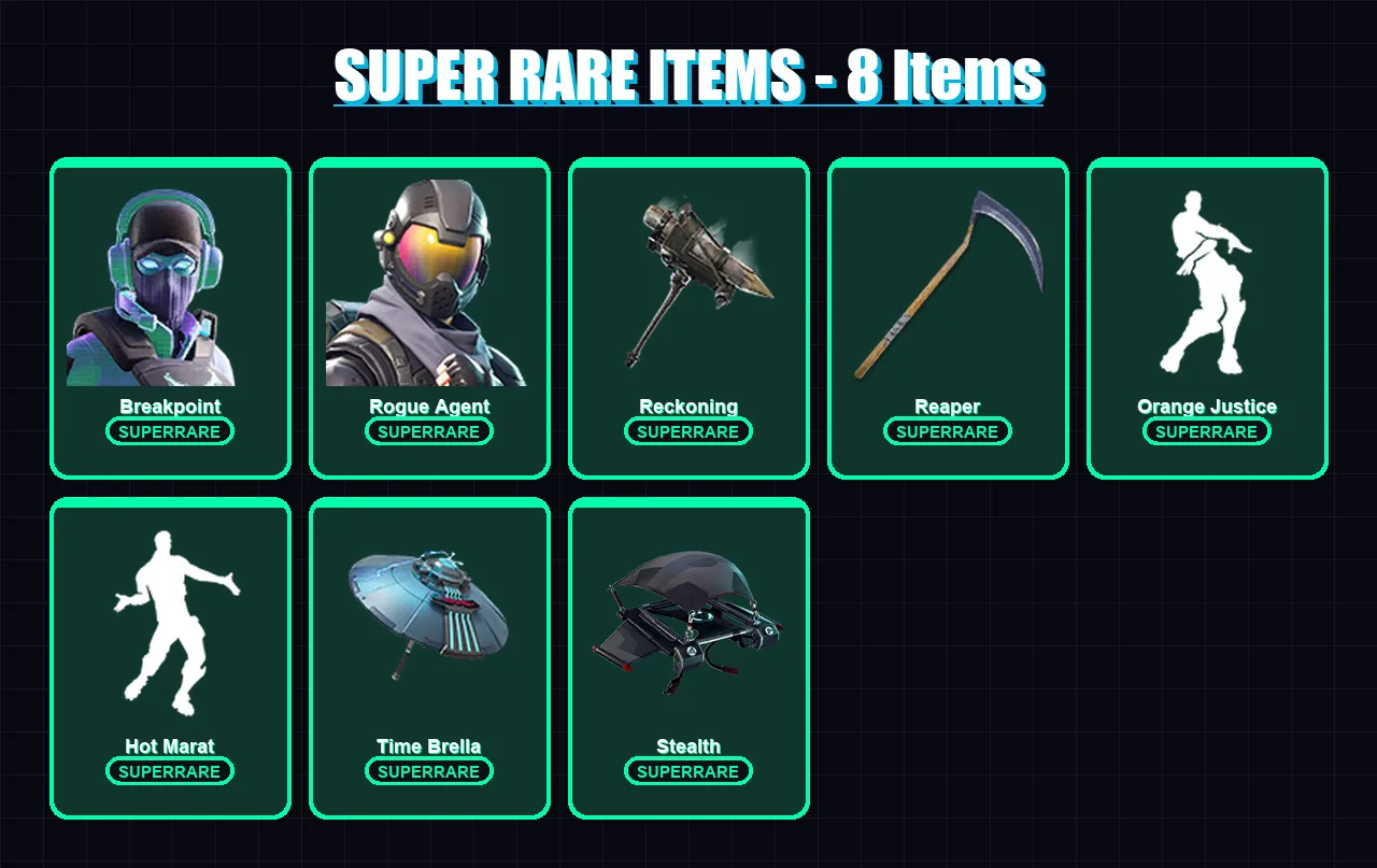 [PC/PSN] | Breakpoint | Rogue Agent | Blackheart | The Ice King | Midas | 65 skin | 84 pickaxe | 80 emote | 84 glider | Lv1215 — Fortnite account