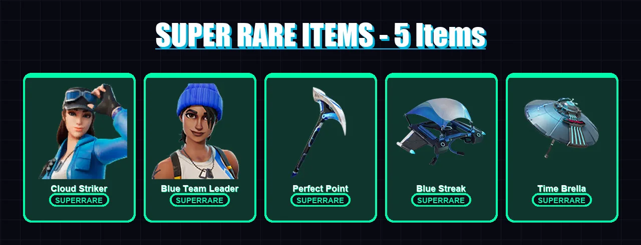 [PC/XBOX] | Cloud Striker | Blue Team Leader | Arctic Adeline | Sled Ready Guff | Wooly Warrior | 5 skin | 8 pickaxe | 7 emote | 14 glider | Lv92